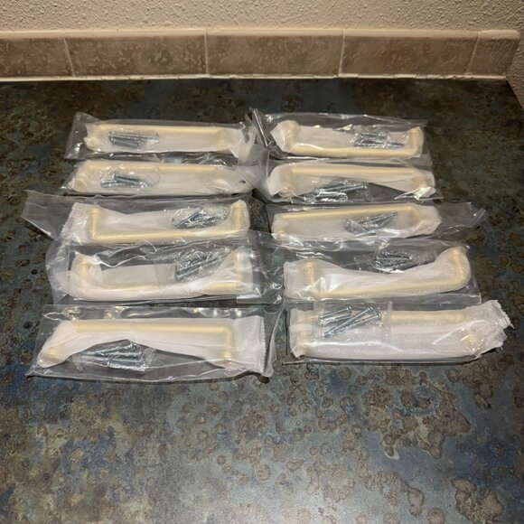 Bukobyhe Brushed Brass 5" Drawer Pulls - 10 Pack - Picture 4 of 5